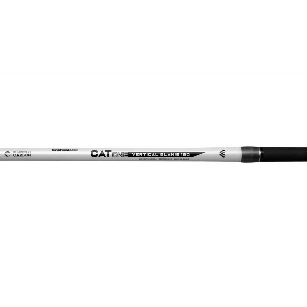 Купить Mikado WAA925-180 Cat One Vertical Удочка Для Сома  Black / White 1.80 m 7ft.ru в интернет магазине Семь Футов