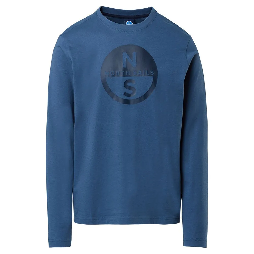 Купить North sails 692850-0787-XS Футболка с длинным рукавом Graphic Голубой Dark Denim XS 7ft.ru в интернет магазине Семь Футов
