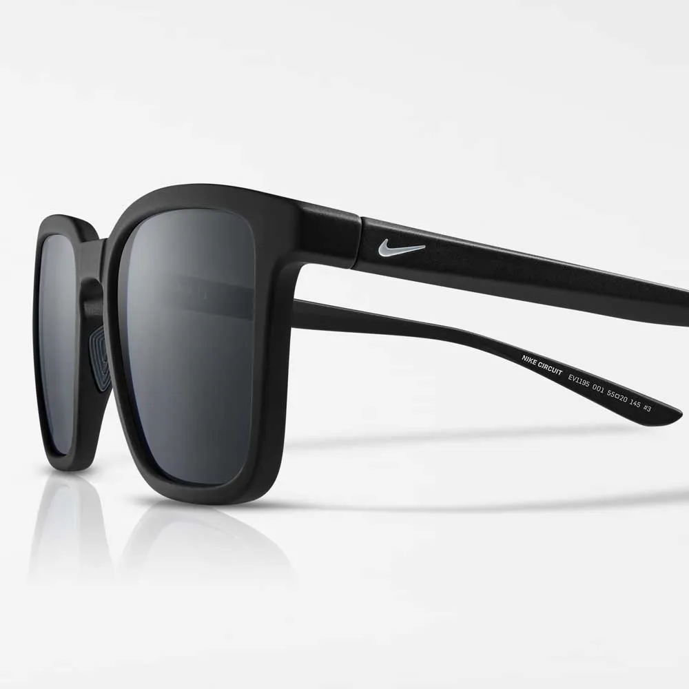 Купить Nike NKFJ1972-001 Солнцезащитные очки Circuit  Matte Black / Dark Grey 7ft.ru в интернет магазине Семь Футов