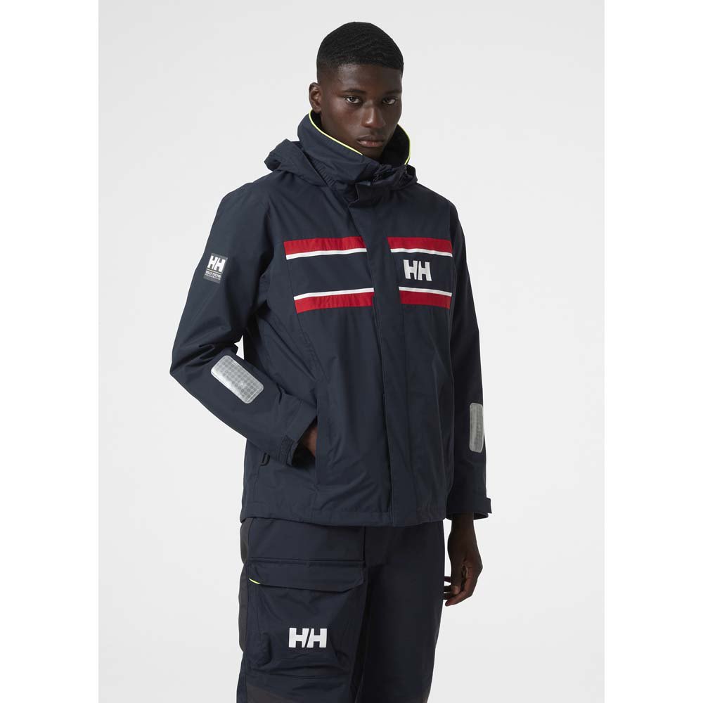 Купить Helly hansen 34217_597-XL Куртка Saltholm Голубой  Navy XL 7ft.ru в интернет магазине Семь Футов