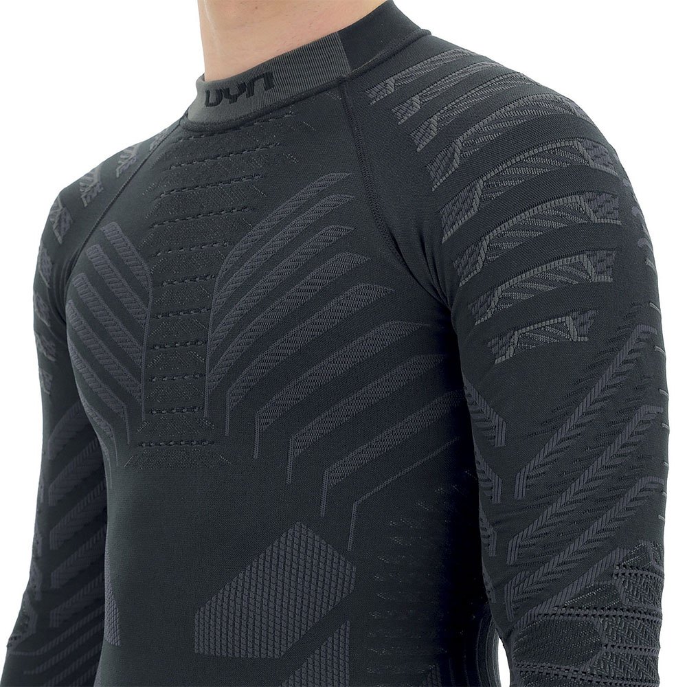 Купить UYN U100290-B014-XXL Базовый слой с длинным рукавом Resilyon Turtle Neck Черный Black / Anthracite 2XL 7ft.ru в интернет магазине Семь Футов