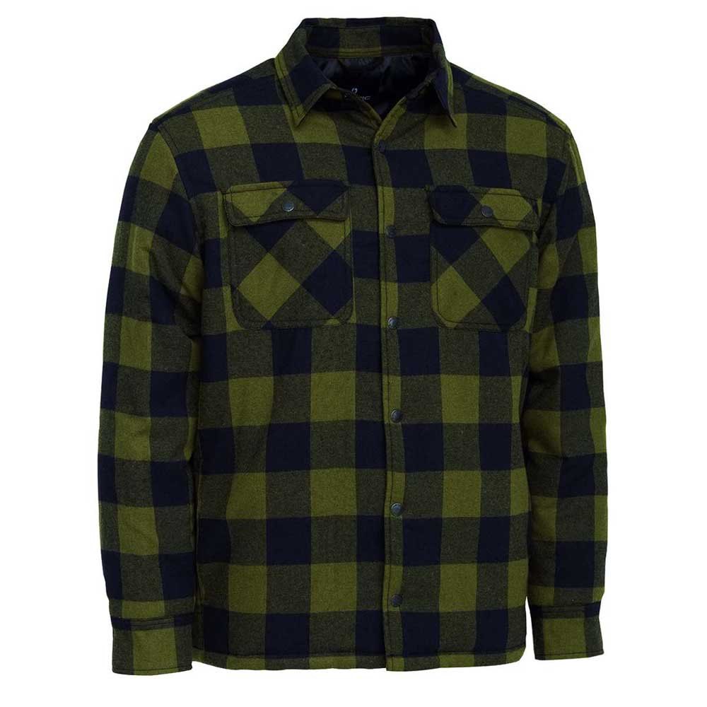 Купить Kinetic H201-033-L-UNIT Рубашка с длинным рукавом Logo Зеленый Olive L 7ft.ru в интернет магазине Семь Футов