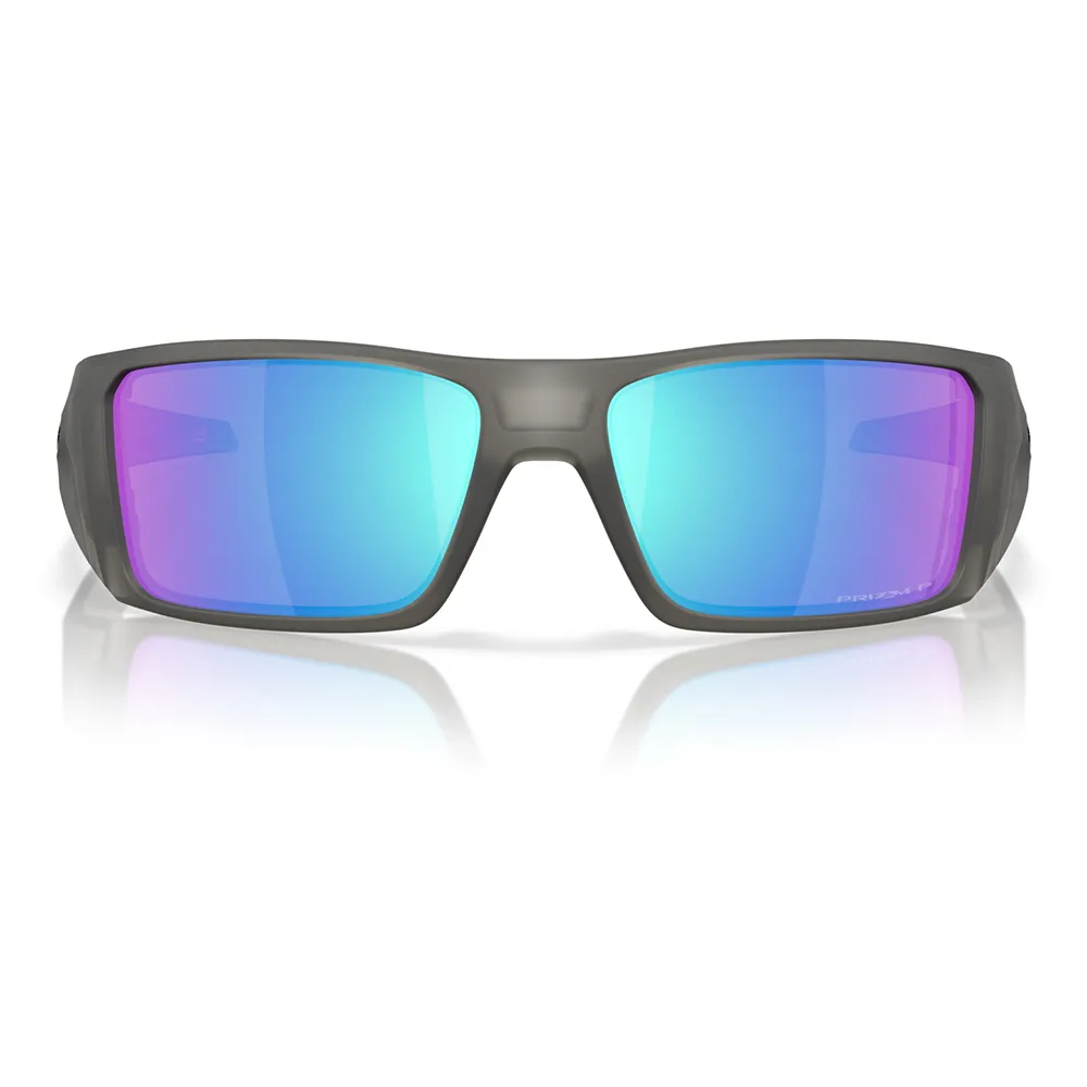 Купить Oakley OO9231-2461-61 поляризованные солнцезащитные очки Heliostat Бесцветный Matte Grey Smoke Prizm Sapphire Polar/CAT3 7ft.ru в интернет магазине Семь Футов