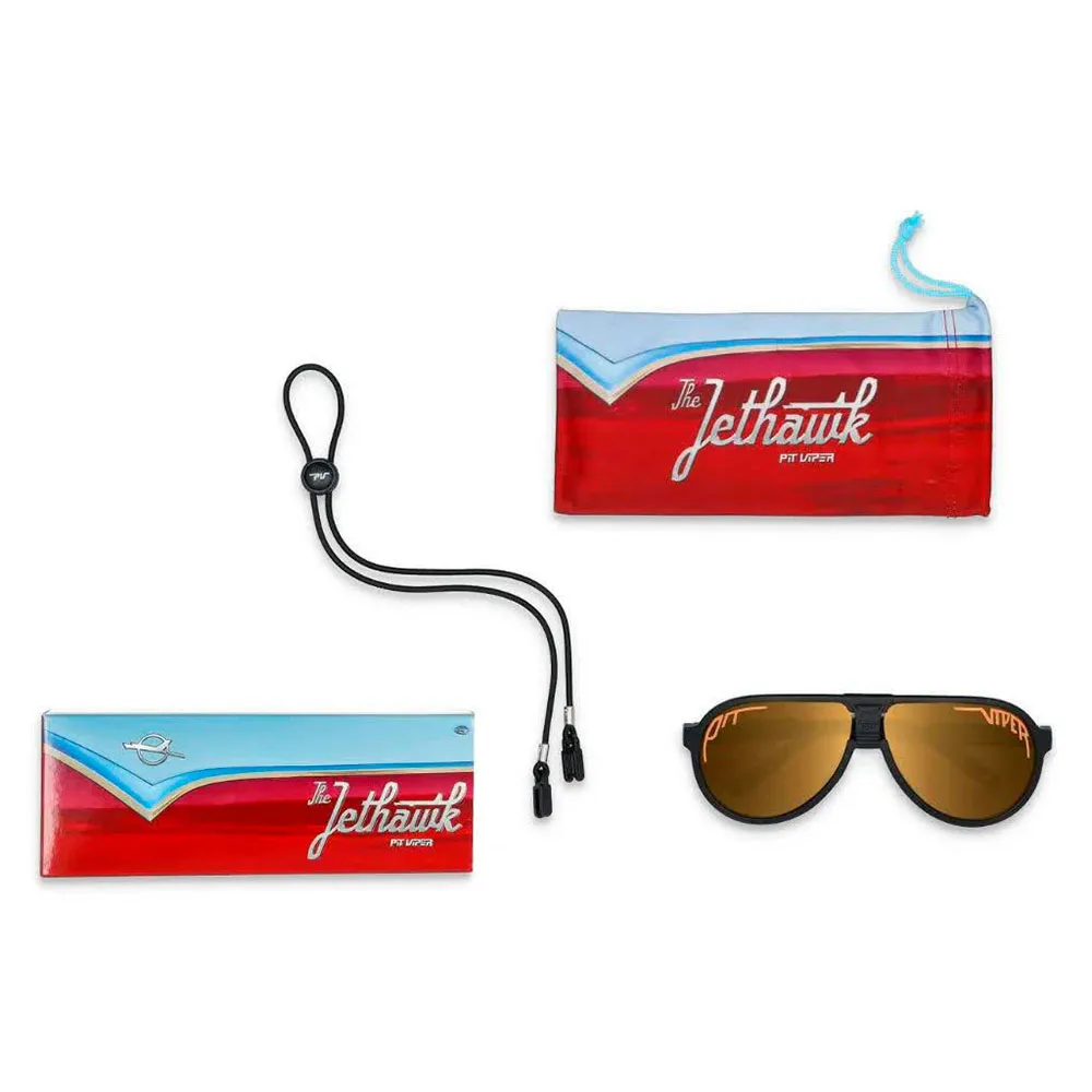 Купить Pit viper E-JH-EPONYMS-POL поляризованные солнцезащитные очки The exec gold jethawk Polarized Polycarbonate/CAT3 7ft.ru в интернет магазине Семь Футов
