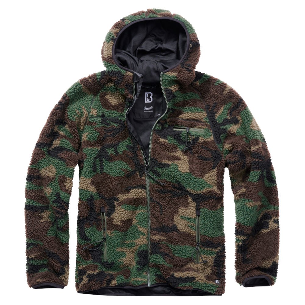 Купить Brandit 5024-10-XXL Куртка Teddy Worker Зеленый  Woodland 2XL 7ft.ru в интернет магазине Семь Футов