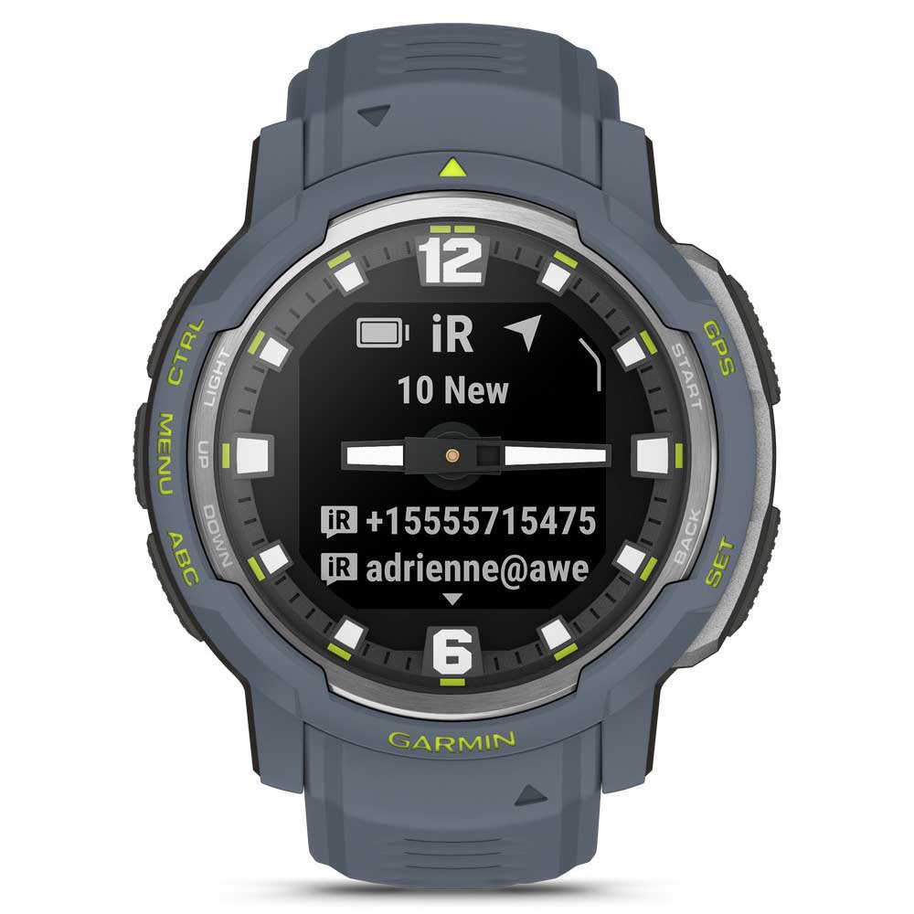 Купить Garmin 010-02730-04 Instinct® Crossover Часы Серебристый Granite Blue 7ft.ru в интернет магазине Семь Футов