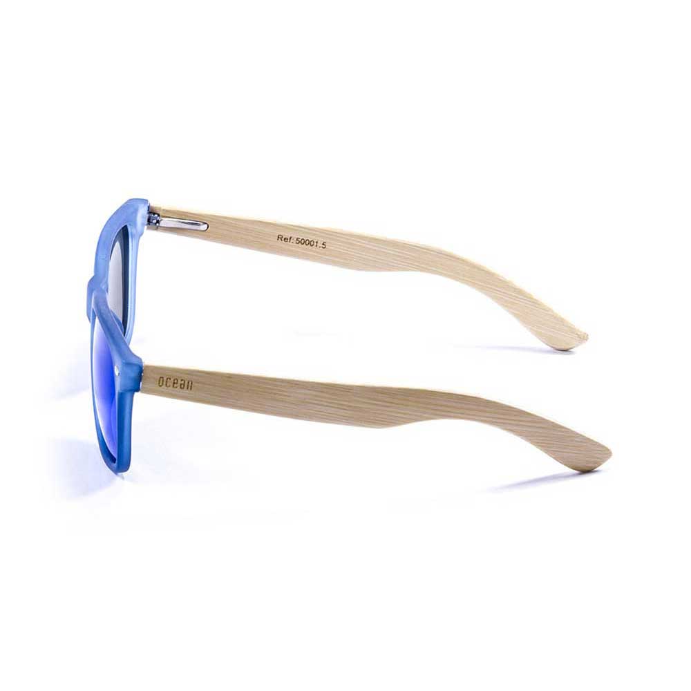 Купить Ocean sunglasses 50001.5 Деревянные солнцезащитные очки Beach Blue Transparent / Blue 7ft.ru в интернет магазине Семь Футов
