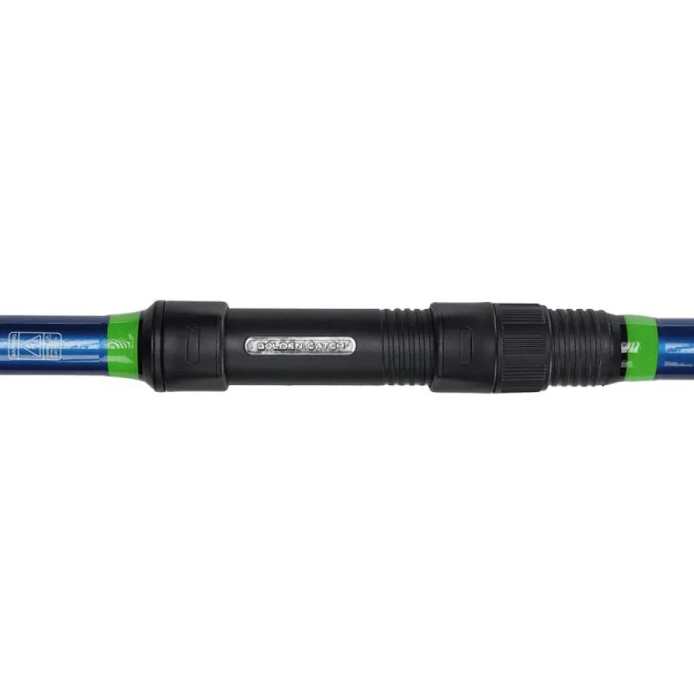 Купить Golden catch 2039092 карповая удочка Armatur 21 Tele Blue / Green 87x10x10 2.4 m 7ft.ru в интернет магазине Семь Футов