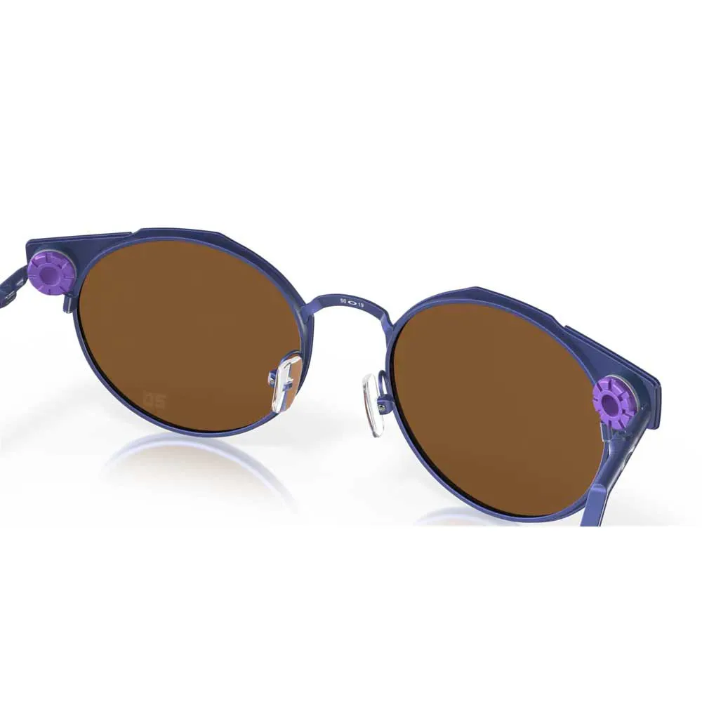 Купить Oakley OO6046-1050 Deadbolt Prizm Солнцезащитные Очки Matte Navy Prizm Iridium Violet/CAT3 7ft.ru в интернет магазине Семь Футов