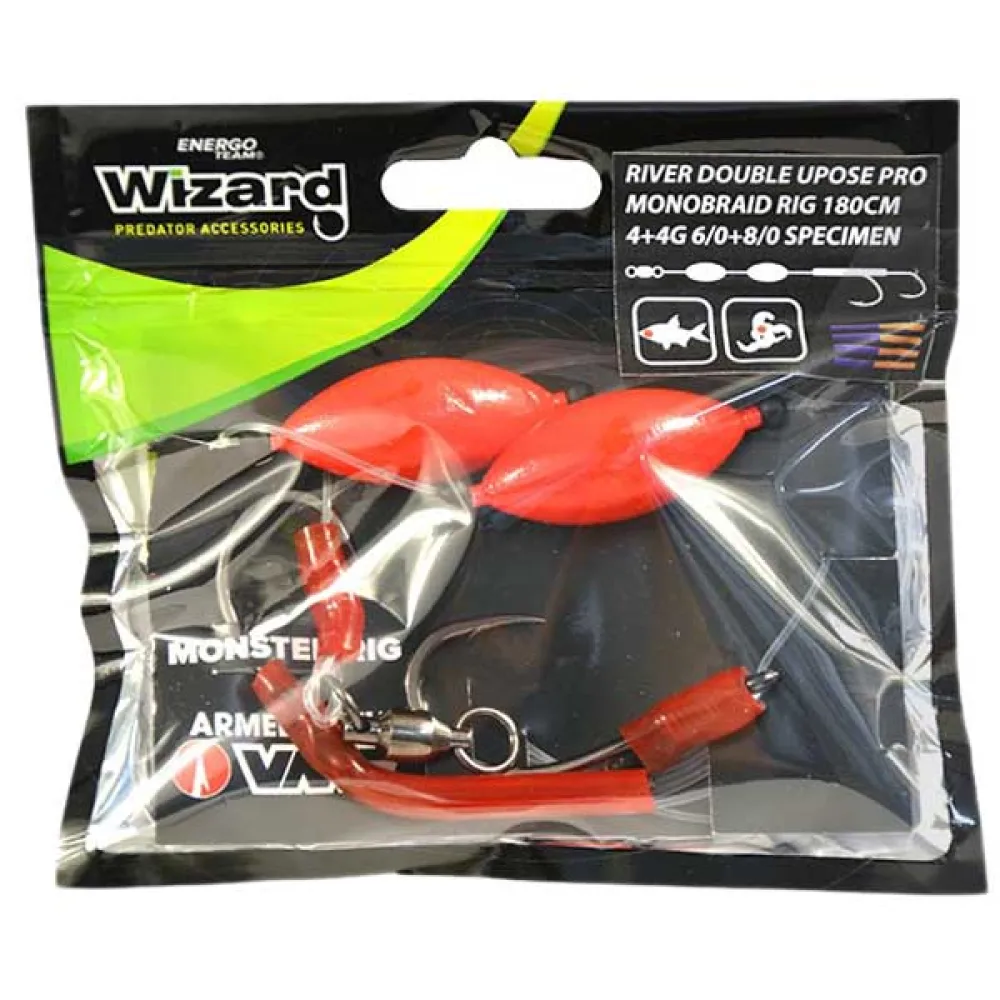 Купить Wizard 79341-801 связанный крючок Monster Pro Monobraid Specimen Black / Green 6/0-8/0 7ft.ru в интернет магазине Семь Футов