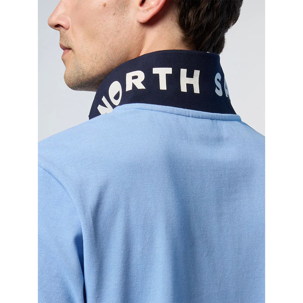 Купить North sails 692440-0757-XS Поло с короткими рукавами Logo 692440 Голубой Light Blue XS 7ft.ru в интернет магазине Семь Футов