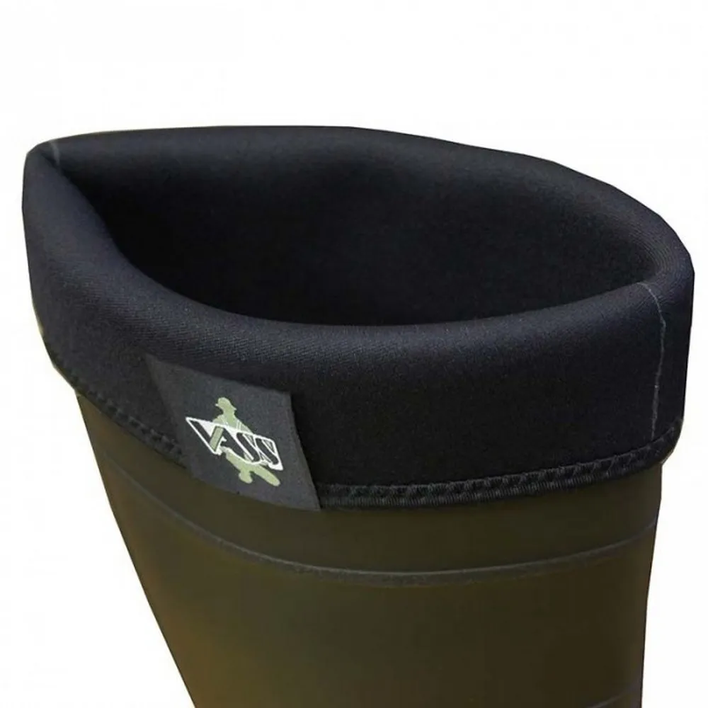 Купить Vass vrkl10s/8/12 Резиновые сапоги Warm Neo Black / Khaki 40x35x15 EU 46 7ft.ru в интернет магазине Семь Футов