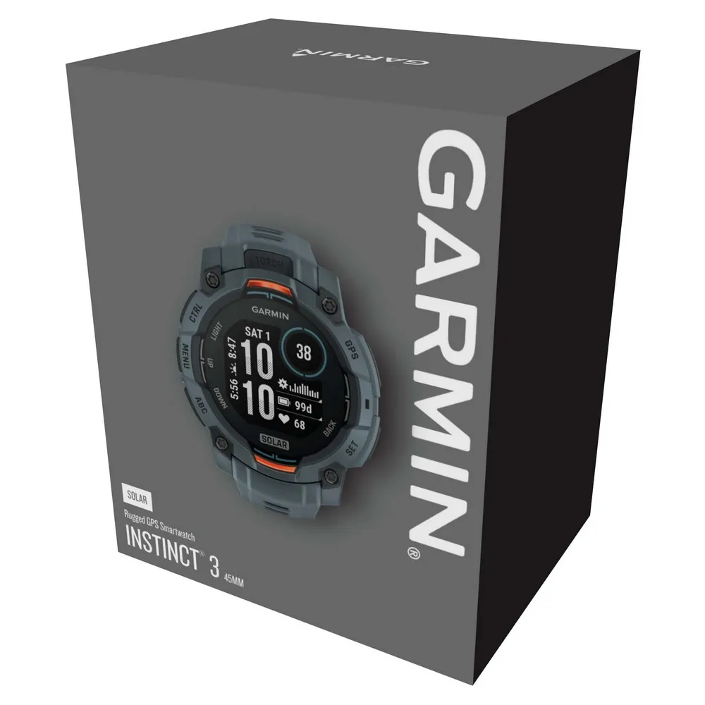 Купить Garmin 010-02936-00 Часы Instinct 3 45 mm Amoled  Black / Black 7ft.ru в интернет магазине Семь Футов