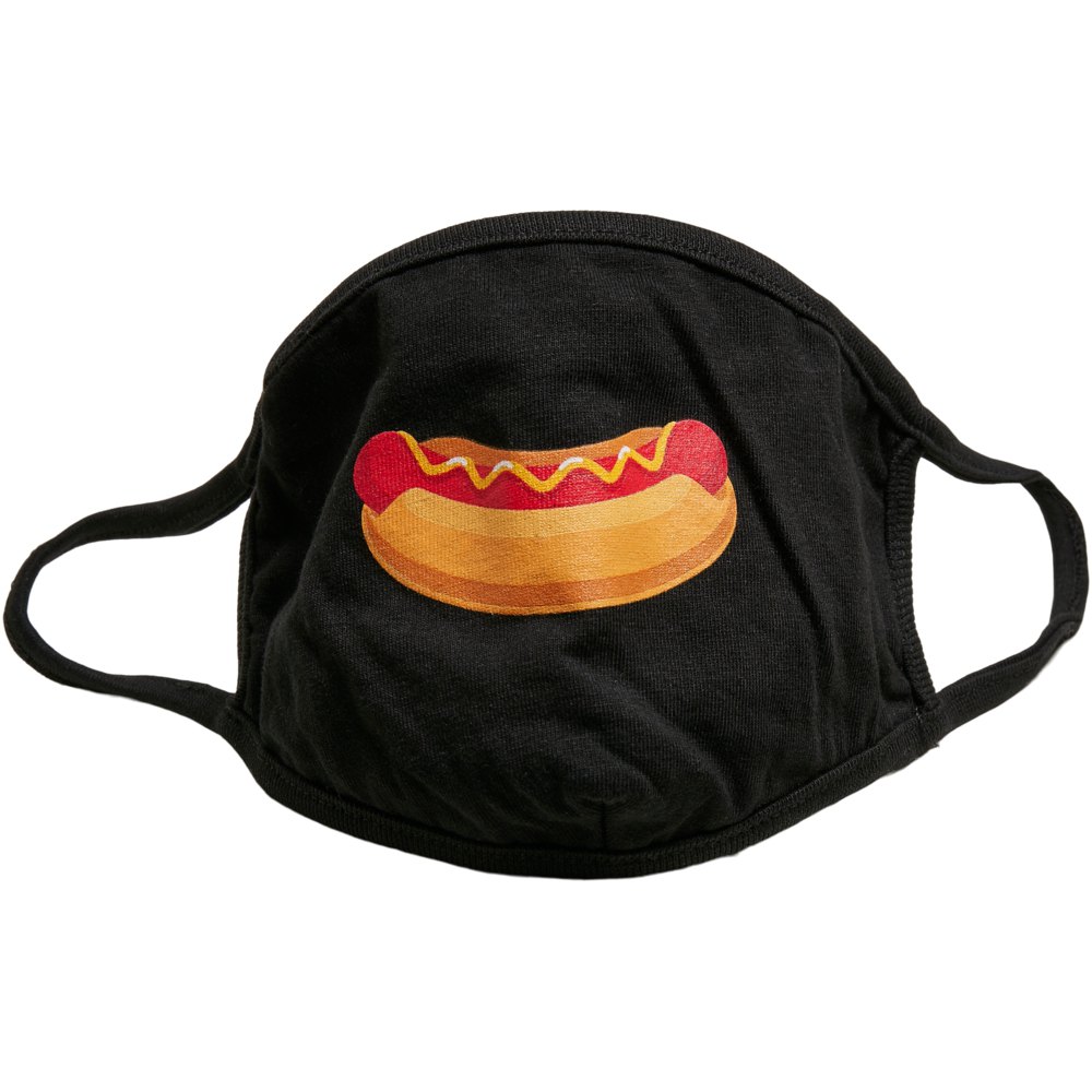 Купить Mister tee MT1622-Black_onesize Burger And Hot Dog Защитная Маска 2 Единицы Черный Black 7ft.ru в интернет магазине Семь Футов