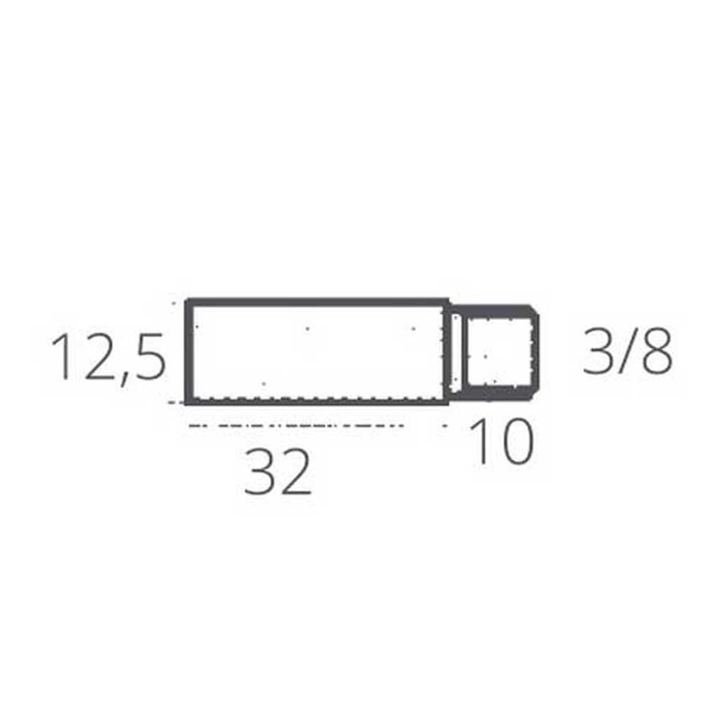 Купить Tecnoseal 2626716 Yanmar Цинковый стержень Анод  Silver 42 x 12.5 mm  7ft.ru в интернет магазине Семь Футов