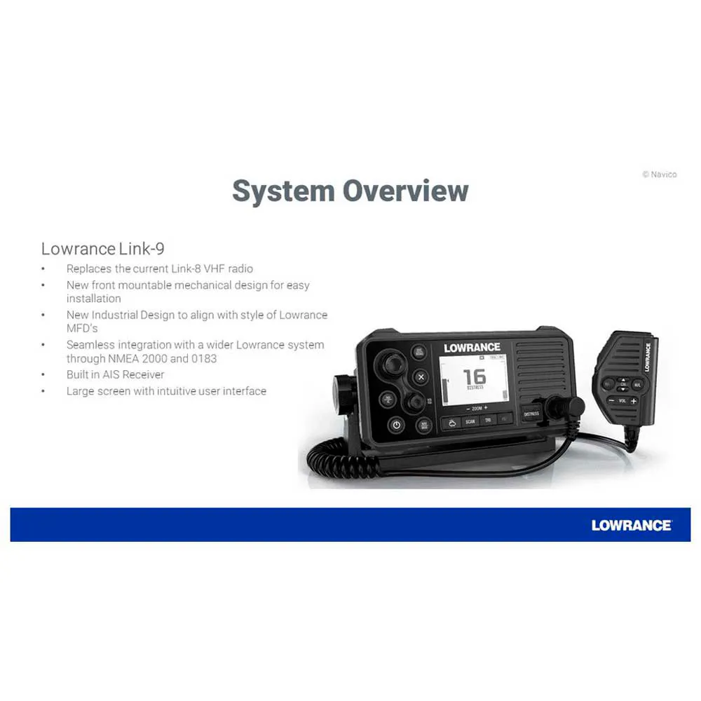 Купить Lowrance lw602 Спица Link-9 Class D VHF Black 25x20x12 7ft.ru в интернет магазине Семь Футов