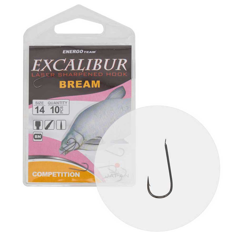 Купить Excalibur 47070006 Bream Competition Зубчатый Крюк Серебристый Black Nickel 6 7ft.ru в интернет магазине Семь Футов