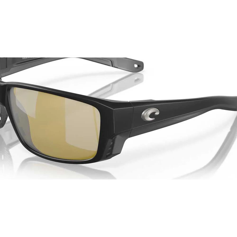 Купить Costa 06s9105-91050660 поляризованные солнцезащитные очки Tuna Alley Pro Matte Black 25x12x10 Sunrise Silver Mir 580G/CAT1 7ft.ru в интернет магазине Семь Футов