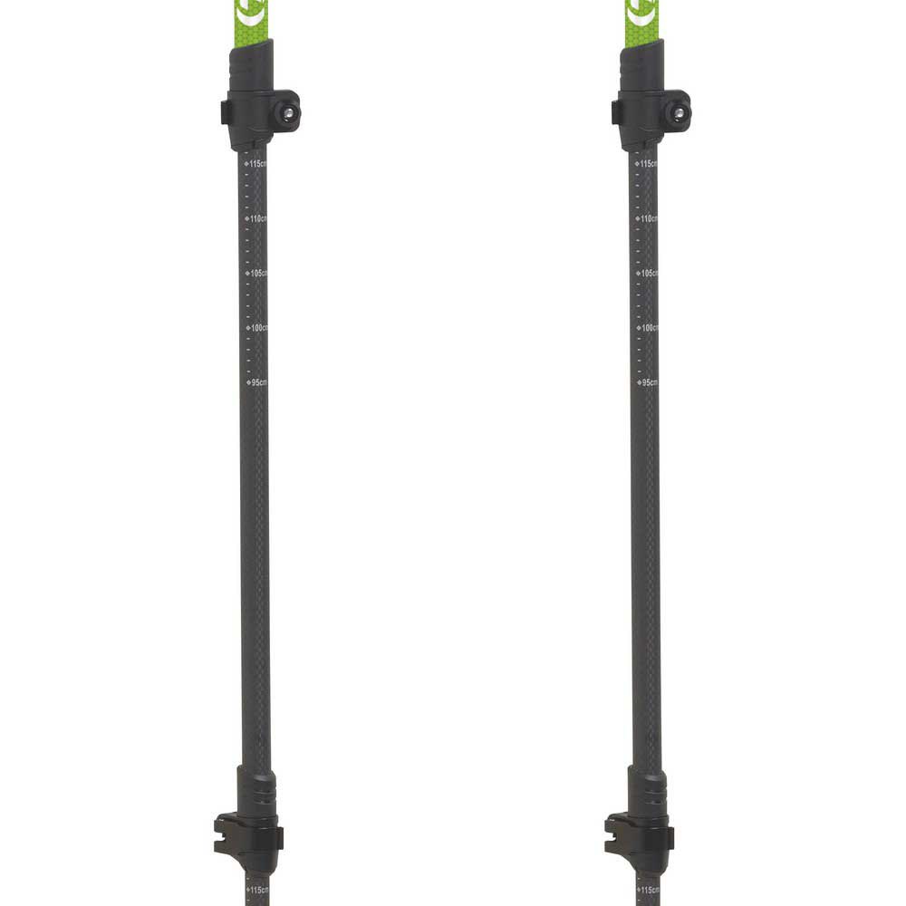 Купить Tsl outdoor PFBHCC3C Hiking Carbon Comp 3 Cross Поляки Черный Black / Green 60-125 cm 7ft.ru в интернет магазине Семь Футов