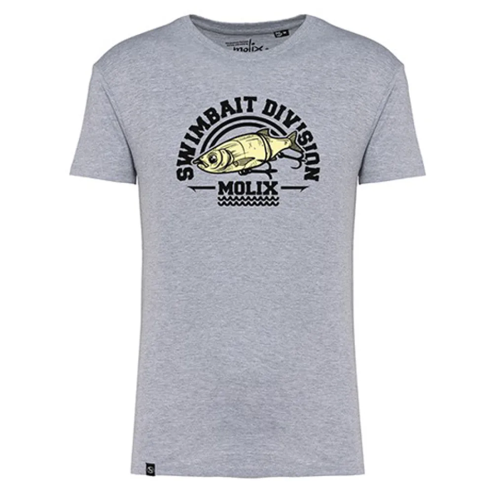 Купить Molix sbdtgy-l Футболка с коротким рукавом Swimbait Division Grey 30x20x5 7ft.ru в интернет магазине Семь Футов