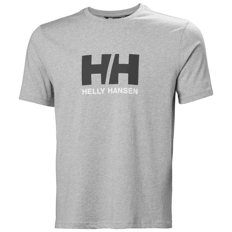 Купить Helly hansen 30396_949-S Футболка с коротким рукавом Logo 2.0 Grey Melange S 7ft.ru в интернет магазине Семь Футов