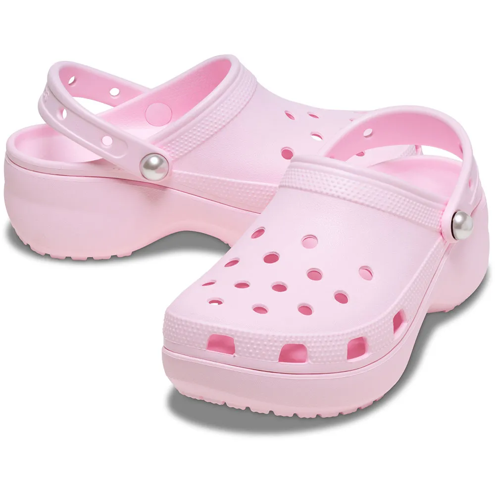 Купить Crocs 211231-6zw-w8 Деревянные башмаки Classic Platform Pearl Pink Milk 35x25x15 EU 38 7ft.ru в интернет магазине Семь Футов