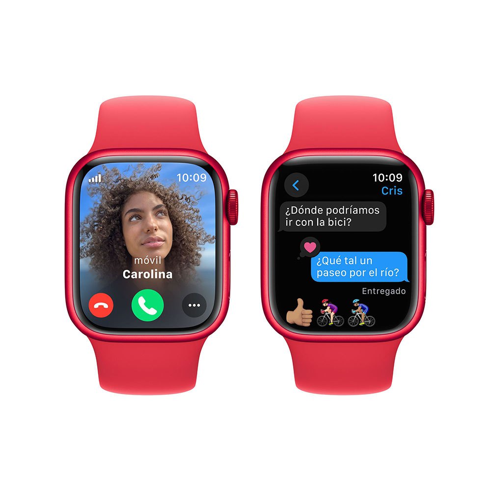 Купить Apple MRYG3QL/A Watch Series 9 GPS+Cellular Sport Band 45 Mm Красный Red M-L 7ft.ru в интернет магазине Семь Футов