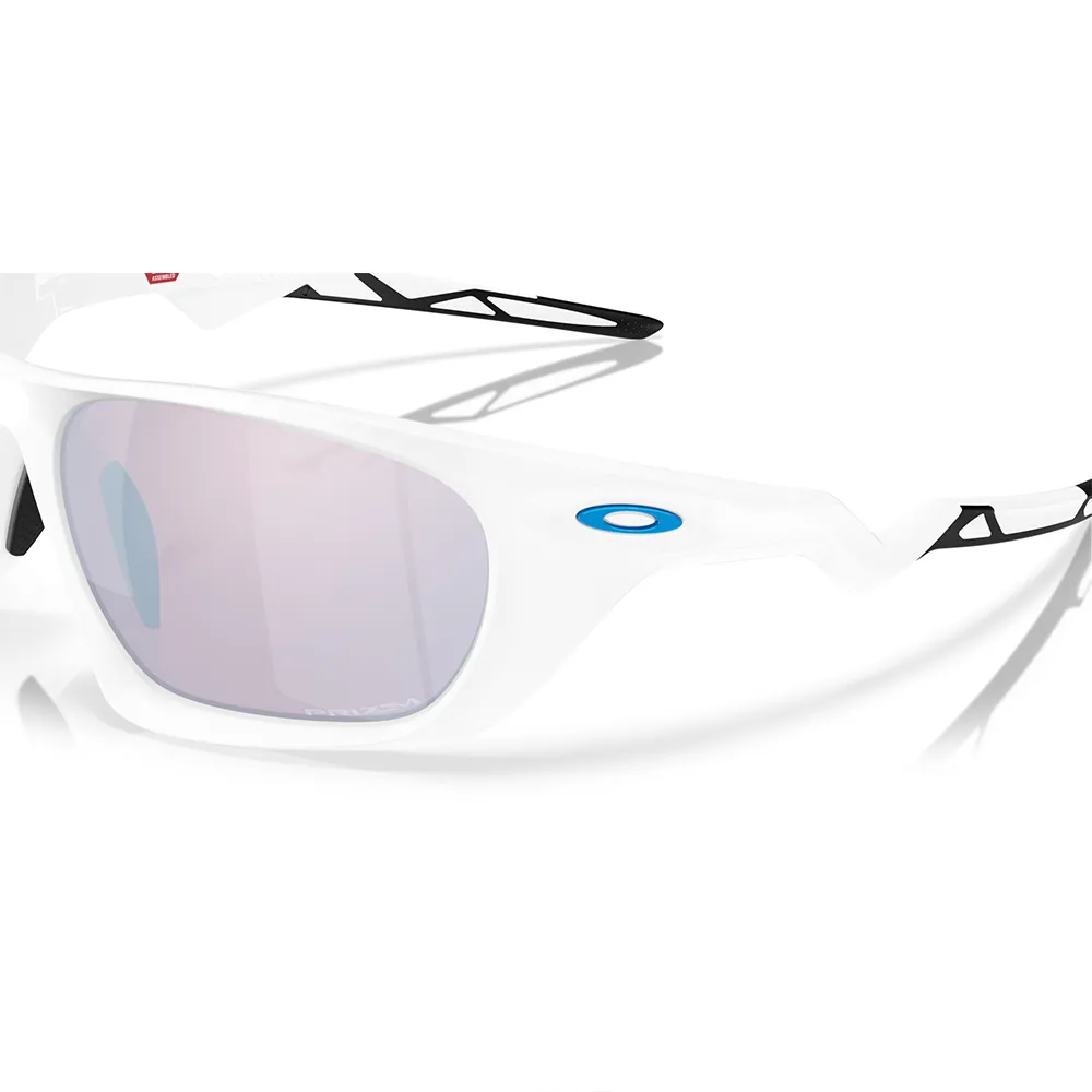 Купить Oakley OO9431-0960-60 Солнцезащитные очки Lateralis Бесцветный Matte White Prizm Snow Sapphire/CAT3 7ft.ru в интернет магазине Семь Футов