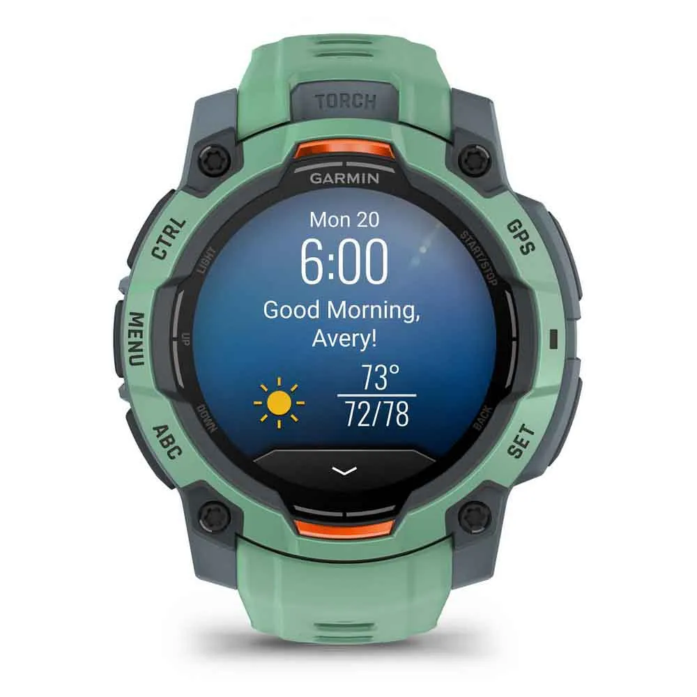 Купить Garmin 010-02936-01 Часы Instinct 3 45 mm Amoled  Green / Green 7ft.ru в интернет магазине Семь Футов