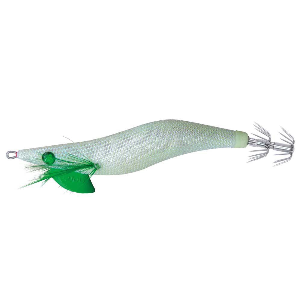 Купить Jatsui D4602130 Rush Egi White Ghost Standard 3.0 Кальмар 115 mm 16g Бесцветный White / Green 7ft.ru в интернет магазине Семь Футов