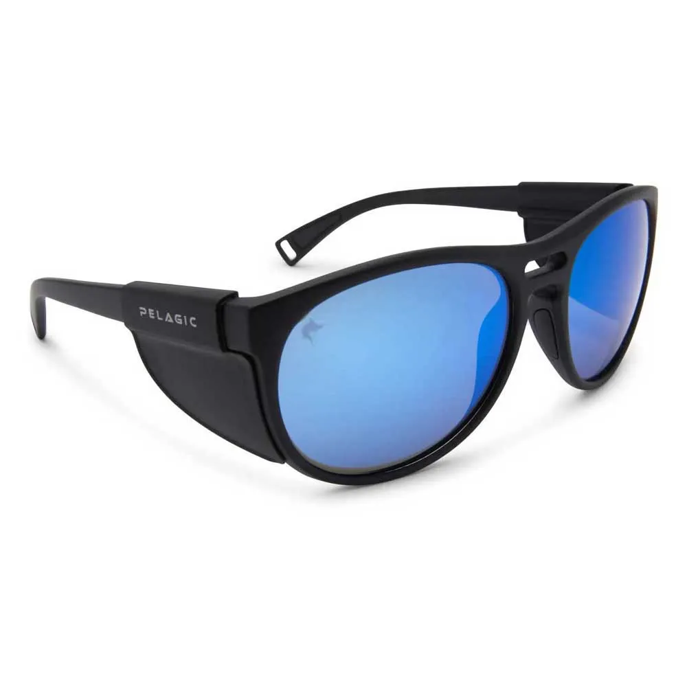 Купить Pelagic 1501221003-MBBL-00 поляризованные солнцезащитные очки Navigator Matte Black / Blue 7ft.ru в интернет магазине Семь Футов