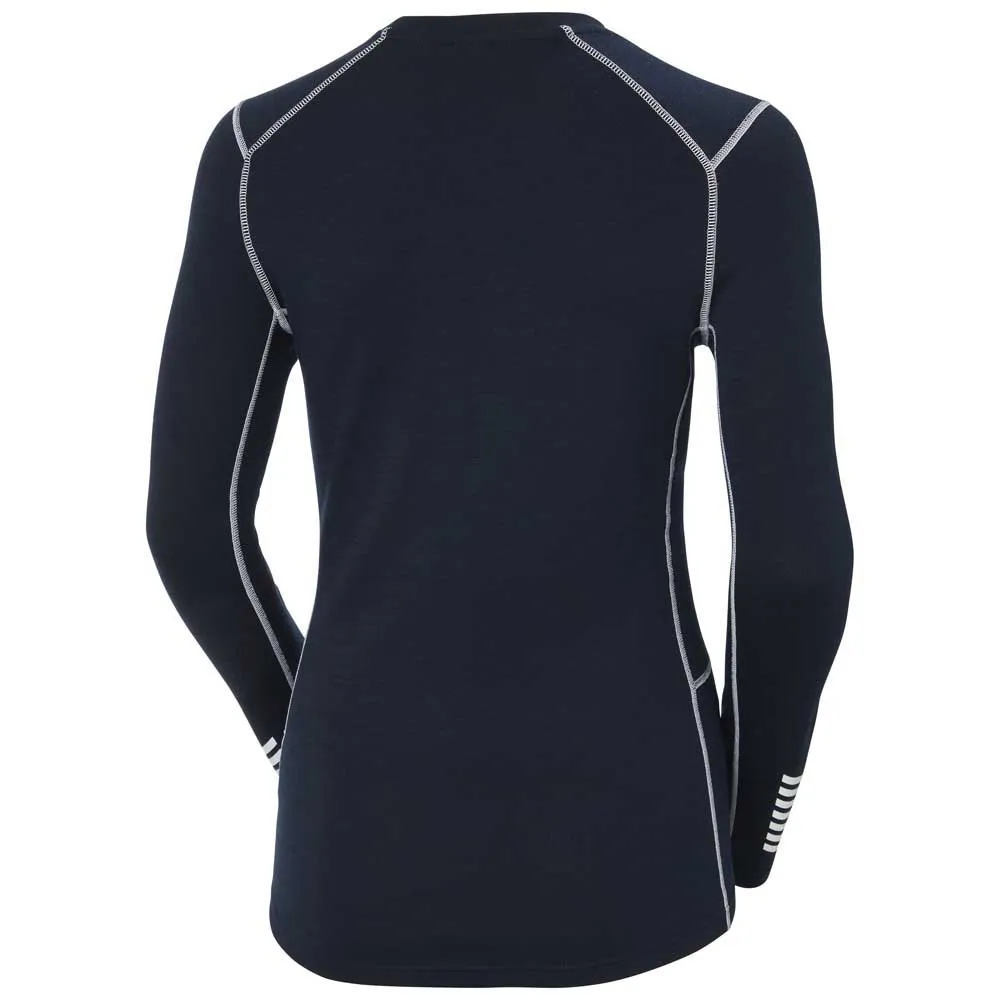 Купить Helly hansen 49378_596-xl Базовый слой с длинным рукавом Lifa Merino Midweight Crew Navy 22x13x5 7ft.ru в интернет магазине Семь Футов