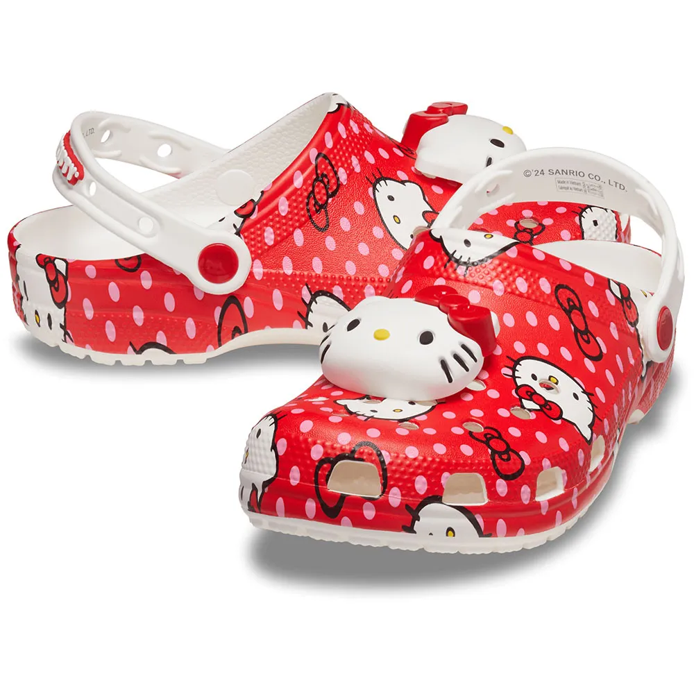 Купить Crocs 210575-90h-m12 Деревянные башмаки Hello Kitty Red Classic Multi 35x25x15 EU 46 7ft.ru в интернет магазине Семь Футов