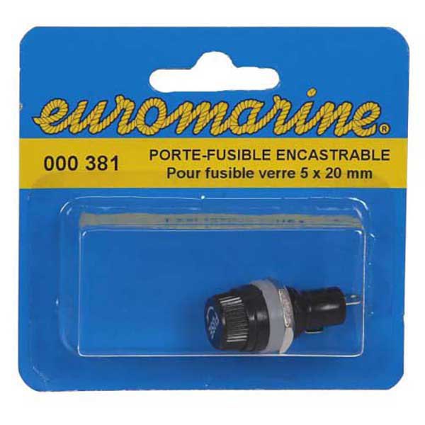 Купить Euromarine 000381 5x20 mm 12V Стеклянный предохранитель. встроенный в держатель предохранителя Серебристый Black 1-10A 7ft.ru в интернет магазине Семь Футов