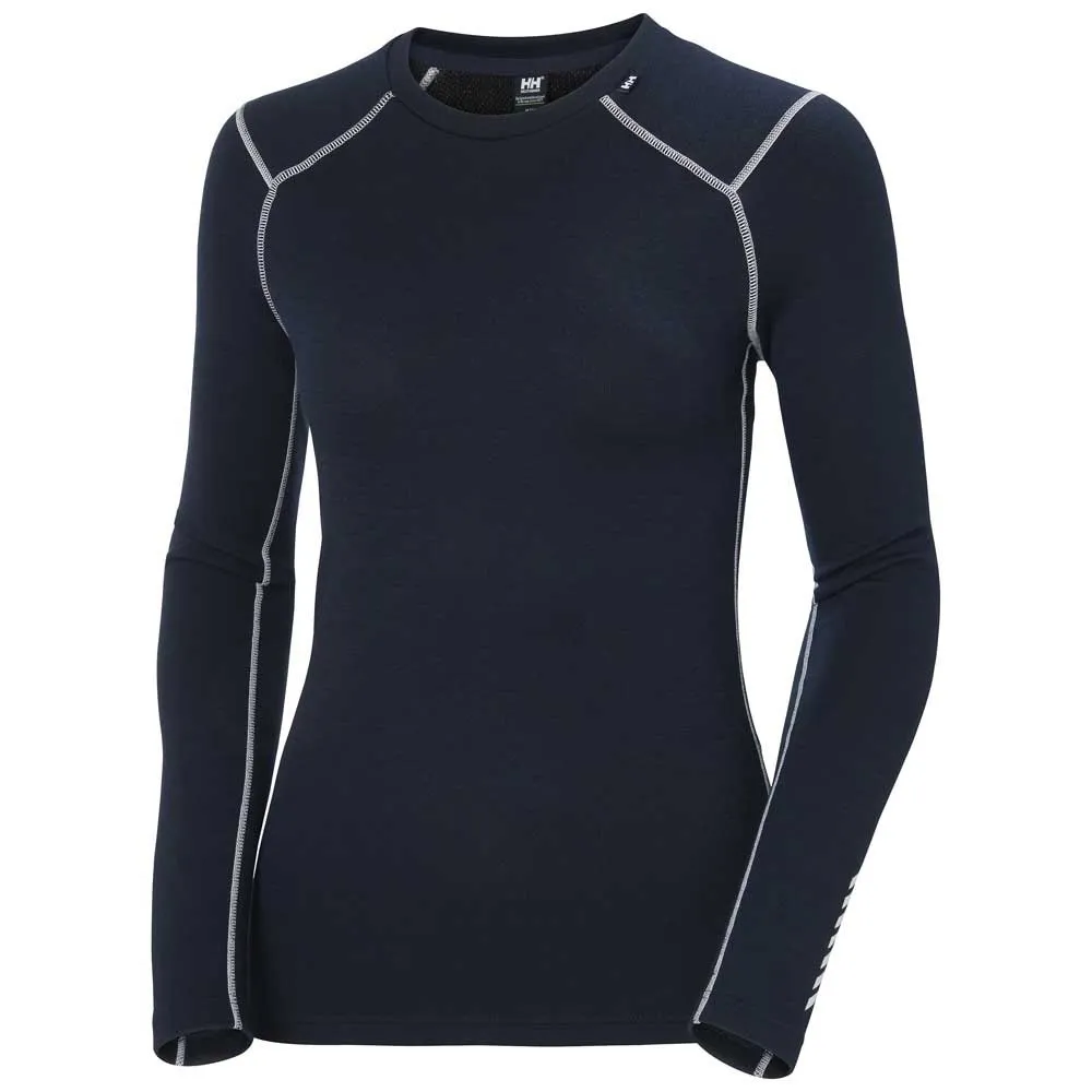 Купить Helly hansen 49378_596-xl Базовый слой с длинным рукавом Lifa Merino Midweight Crew Navy 22x13x5 7ft.ru в интернет магазине Семь Футов