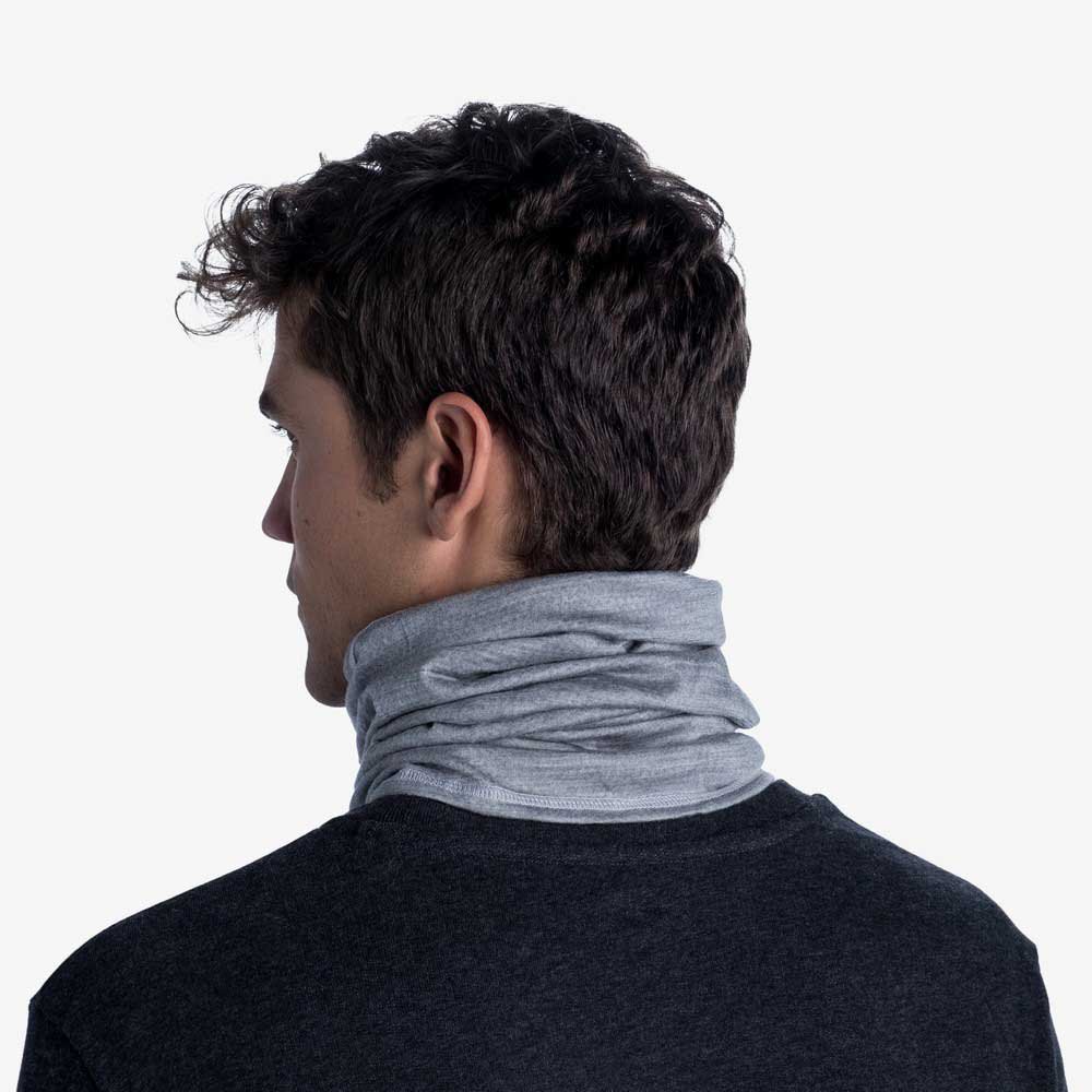 Купить Buff ® 113010.933.10.00 Легкий шарф-хомут из мериносовой шерсти Серый Solid Light Grey 7ft.ru в интернет магазине Семь Футов