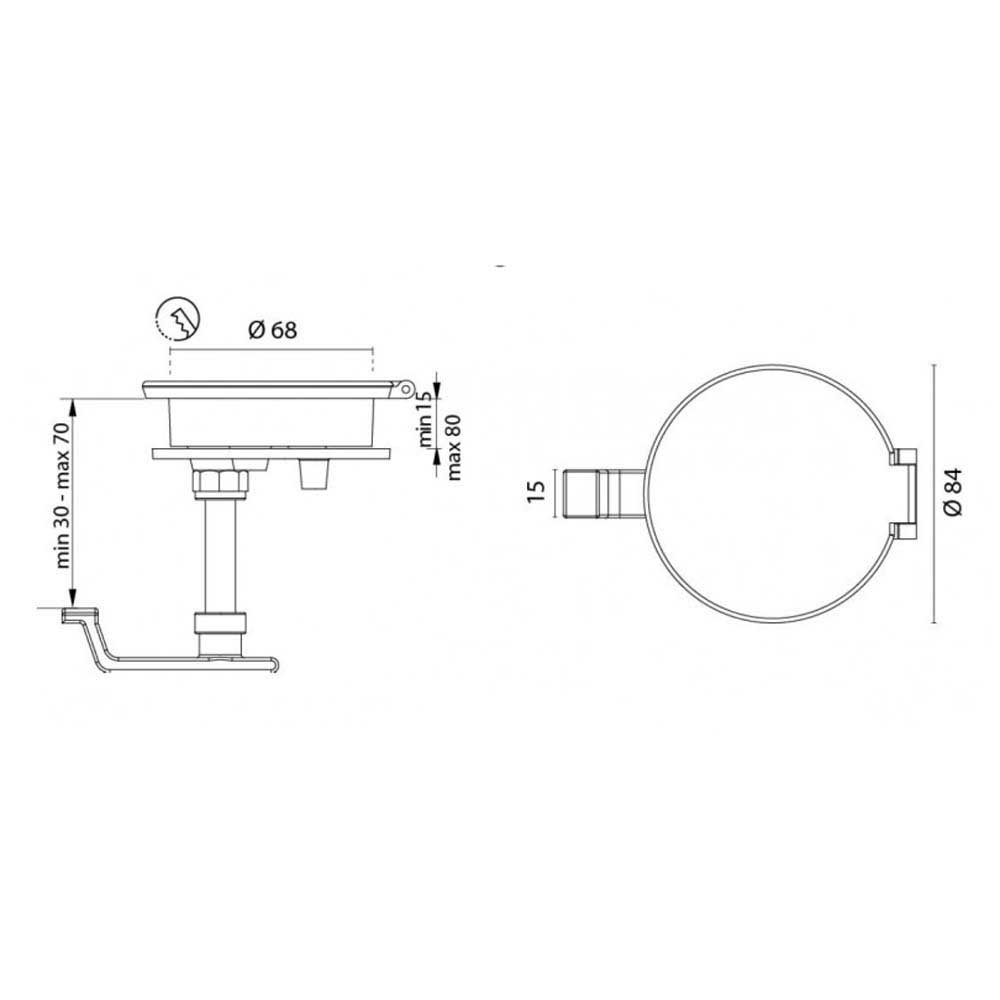 Купить Foresti & suardi 5050119 Ручка люка с ключом  Silver 84 mm  7ft.ru в интернет магазине Семь Футов