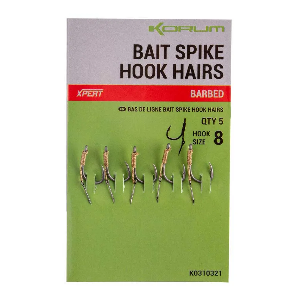 Купить Korum k0310322-unit крючок с бородкой Bait Spike Grey 15x10x5 7ft.ru в интернет магазине Семь Футов