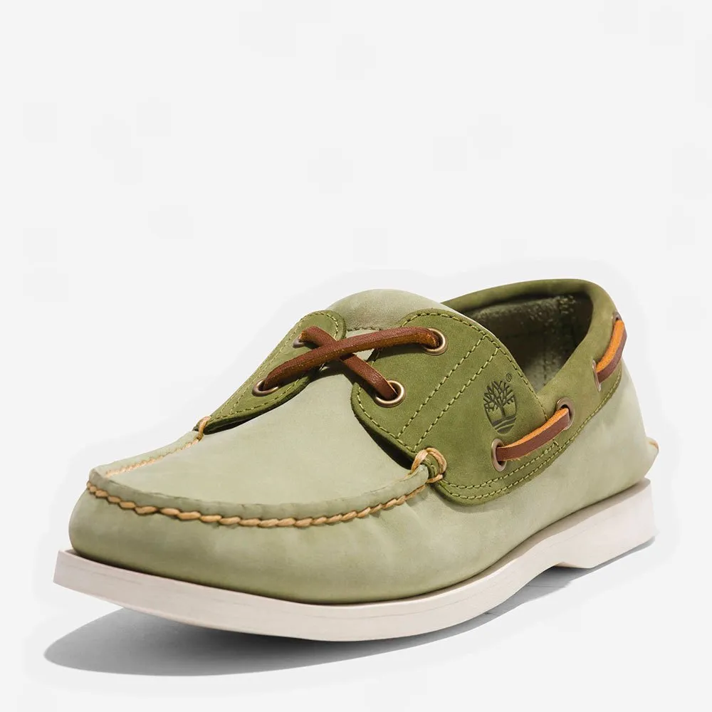 Купить Timberland tb0a4187ep01w-120 Палубные туфли Classic Light Green Nubuck 35x25x15 EU 46 7ft.ru в интернет магазине Семь Футов