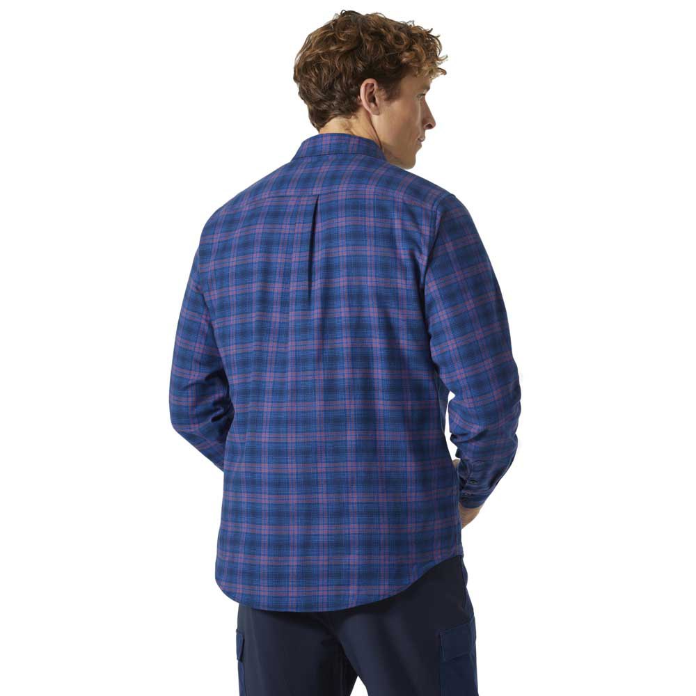 Купить Helly hansen 62731_584-L Футболка Lokka Organic Flannel Голубой Ocean Classic Plaid L 7ft.ru в интернет магазине Семь Футов