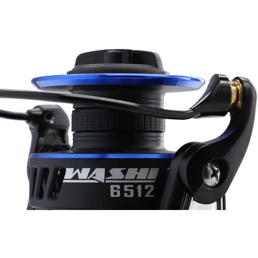 Купить Mikado KDA116-6512 Washi Спиннинговая Катушка Черный Black / Blue 6000  7ft.ru в интернет магазине Семь Футов