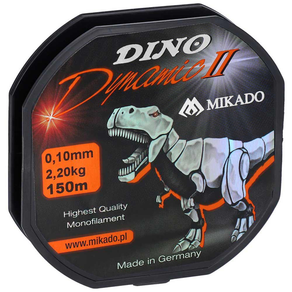 Купить Mikado ZLA3-020 Dino Dynamic II Мононить 150 м Черный Transparent 0.200 mm  7ft.ru в интернет магазине Семь Футов