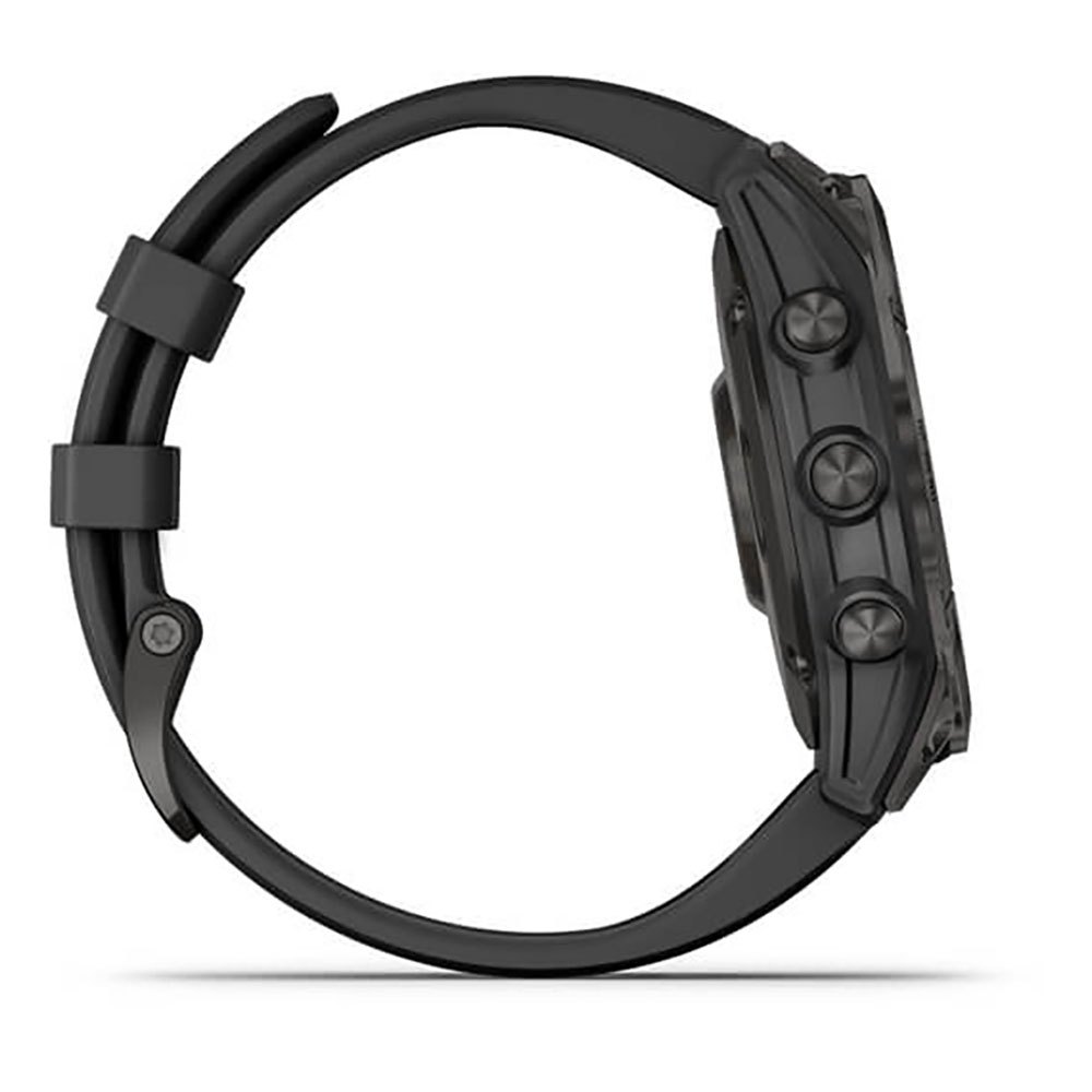 Купить Garmin 010-02540-21 Fenix 7 Sapphire Solar Часы Черный  Carbon Grey DLC Titanium / Black 7ft.ru в интернет магазине Семь Футов