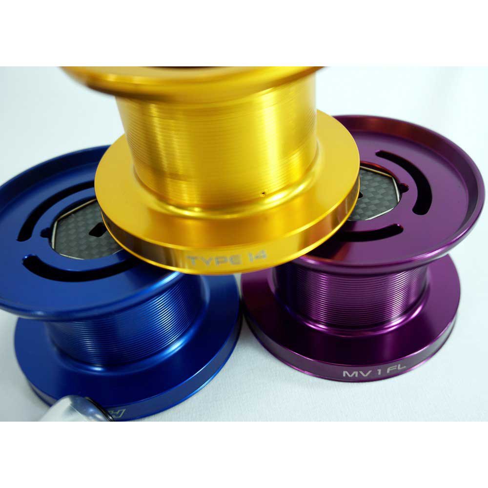 Купить MV Spools MV1-FL-T2-GOLD MV1 Прямая алюминиевая запасная шпуля Золотистый Gold T2  7ft.ru в интернет магазине Семь Футов