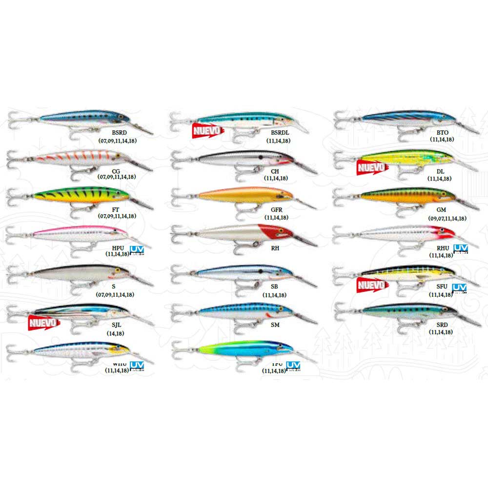 Купить Rapala 14RACDMAG18WHU Countdown Magnum 180 Mm 70g Голубой  WHU 24 g  7ft.ru в интернет магазине Семь Футов