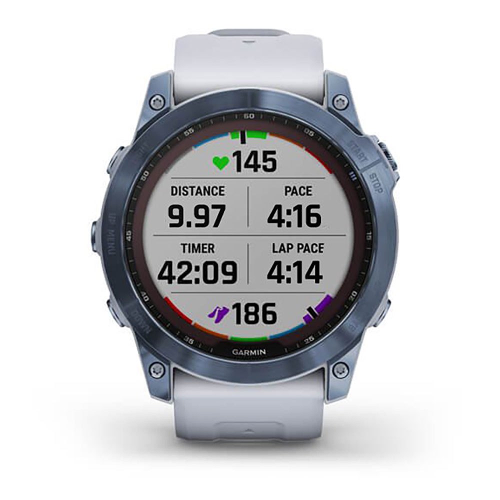 Купить Garmin 010-02541-15 Fenix 7X Sapphire Solar Часы Белая  Mineral Blue Titanium / Whitestone 7ft.ru в интернет магазине Семь Футов