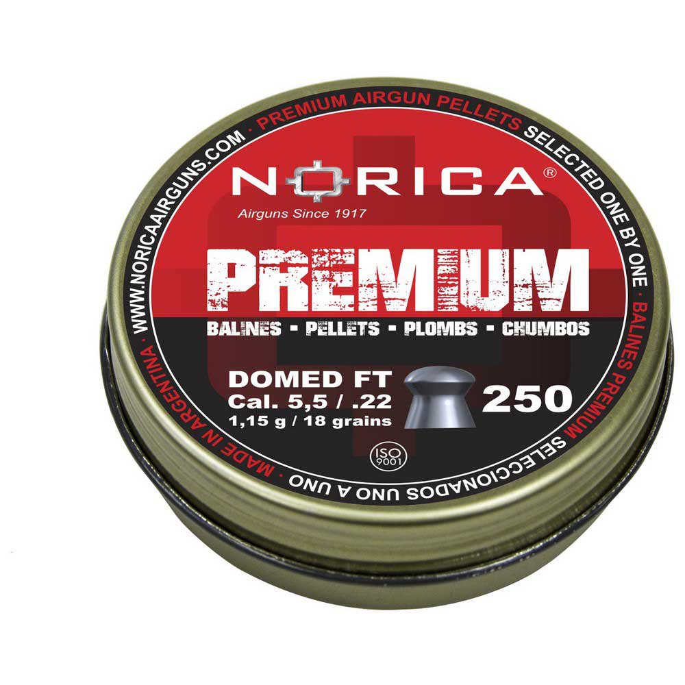 Купить Norica 198.00.101 Domed 250 единицы измерения Черный Black 5.5 mm  7ft.ru в интернет магазине Семь Футов
