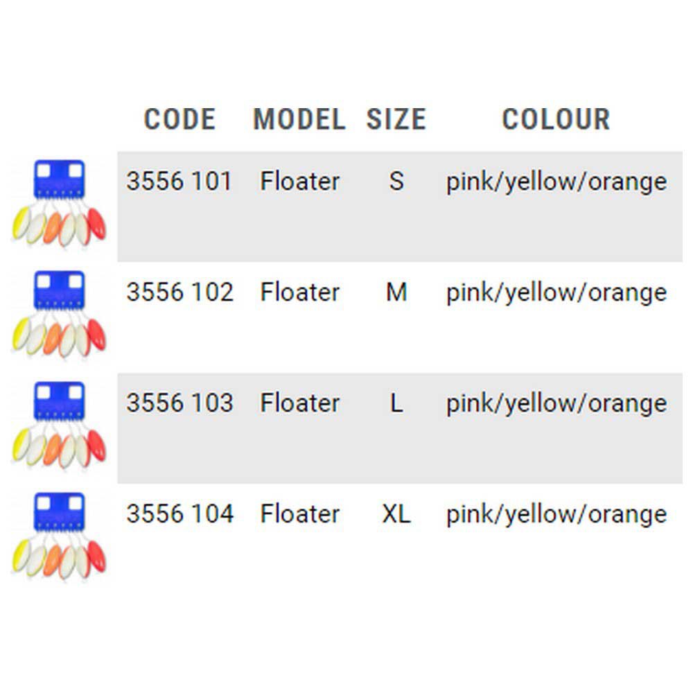 Купить Zebco 3556104 Floater Бусины Многоцветный  Pink / Yellow / Orange XL  7ft.ru в интернет магазине Семь Футов