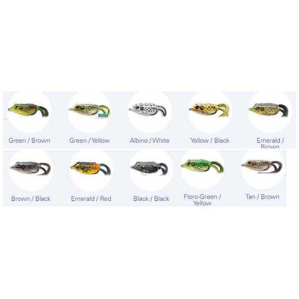 Купить Live target FGH65T519 Hollow Body Frog Мягкая приманка 65 mm 21g Золотистый Emerald / Red 7ft.ru в интернет магазине Семь Футов
