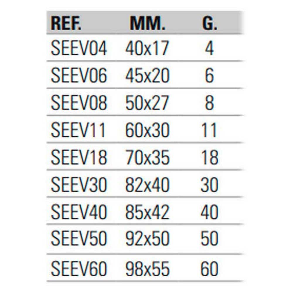 Купить Evia SEEV11 Eva Pera плавать Многоцветный  White / Red 11 g  7ft.ru в интернет магазине Семь Футов